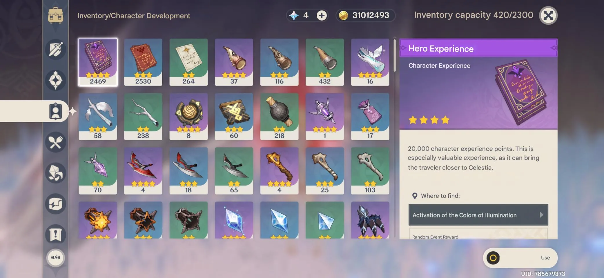 GI1538 Harlequin + Staff of Homa, Keqing C1, Double Amos Bows, 150 Event Pulls, 90 Resin 